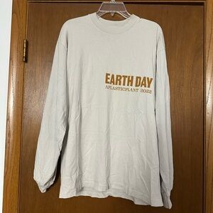 Earth Day Long Sleeve Shirt - White